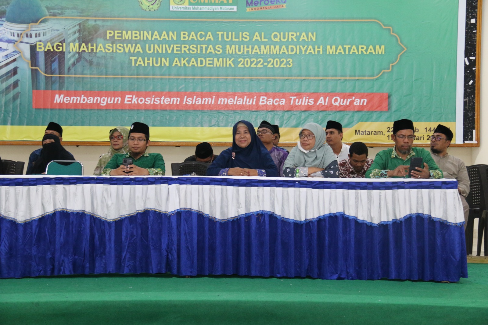 Pembukaan BTQ Diikuti Seluruh Mahasiswa UMMAT Angkatan 2022-2023